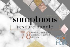 PBR texture Creativemarket – Sumptuous Textures Bundle