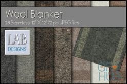 PBR texture Creativemarket – 28 Seamless Wool Blanket Textures