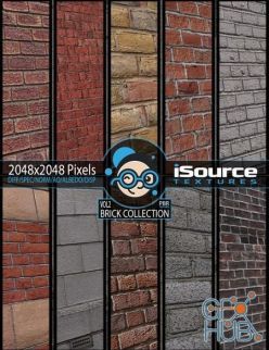 PBR texture Brick Collection Merchant Resource - Vol2 (PBR Textures)