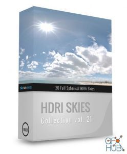 PBR texture HDRI Skies – VHDRI Skies pack 21