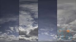 PBR texture ArtStation Marketplace – 90+ HDR Clouds with masks