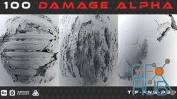 PBR texture ArtStation – 100 Damage Alpha – vol 02
