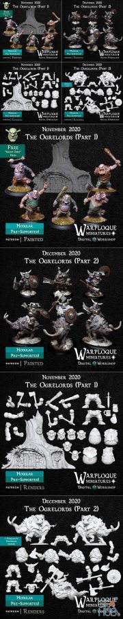 Warploque Miniatures The Ogrelords Part 1-2 – 3D Print