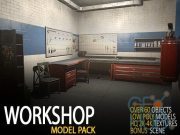 Unity Asset – Workshop HQ Pack