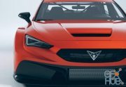 Car Seat Leon Cupra Competicion 2020 (red color)
