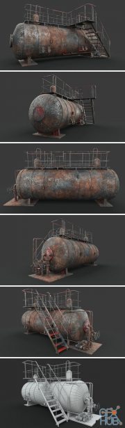 ArtStation – Rusted machinery device PBR