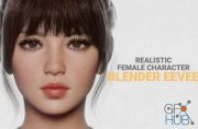 JOY – Realistic Female Character Low-poly