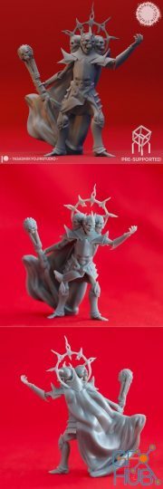 Skull Lord - Tabletop Miniature – 3D Print