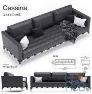 Cassina Prive sofa