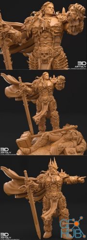3DArtGuy - Betrayer King Pose One and Pose Two – 3D Print