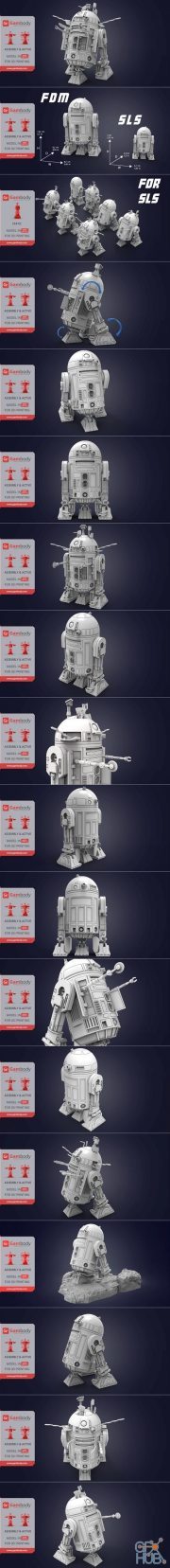 R2-D2 Droid – 3D Print