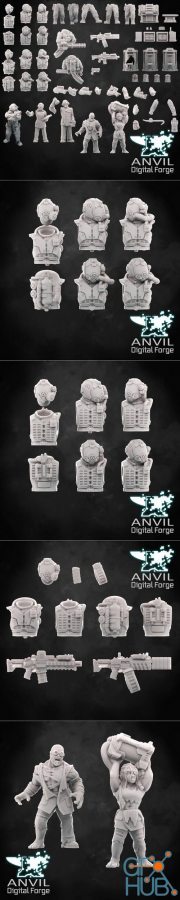 Anvil Digital Forge - High Tech Hazmat July 2021 – 3D Print