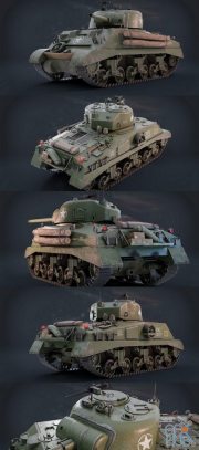 Sherman M4A2 PBR