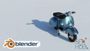 Skillshare – Create A Retro Moped With Blender 2.8