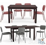 Table and chair Laneberg Karljan