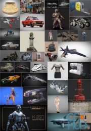 PBR Game 3D-Models Bundle September 2022