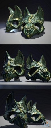 Bronze mask PBR