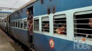 MotionArray – Packed Train In India 272309