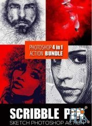 GraphicRiver - Photoshop 4in1 Actions Bundle V3 22173947