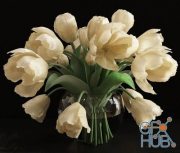 White tulips