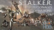 S.T.A.L.K.E.R. Characters & Animations С4D