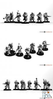 Feudal Guard Engineer Squad – 3D Print
