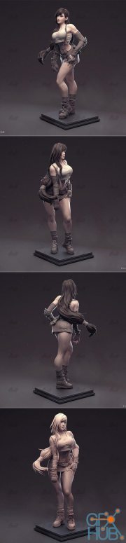 Tifa - Final Fantasy – 3D Print