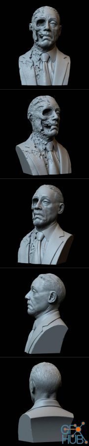 Gustavo Fring Face Off version, from Breaking Bad – 3D Print