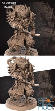 Ryuma, the Cursed Dragoniborn – 3D Print