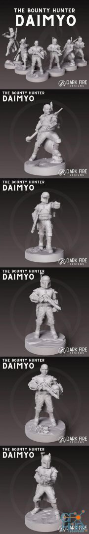 The Bounty Hunter Daimyo – 3D Print