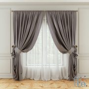 Curtain classic (max, fbx)