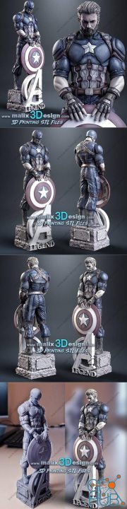 Captain America – 3D Print