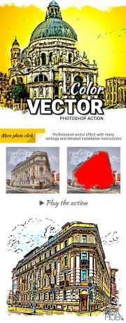 GraphicRiver - Vector Color Photoshop Action 25458946