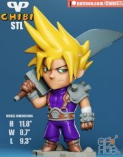 Cloud Chibi – 3D Print