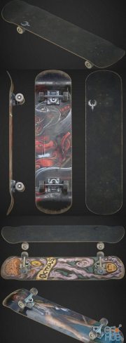 Skateboard PBR
