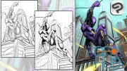 Udemy – How to Draw a Superhero Scene – Sketch to Colors