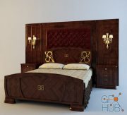 Classic wooden bed