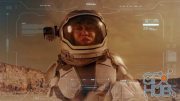 MotionArray – An Astronaut Recording Video Message 1030267
