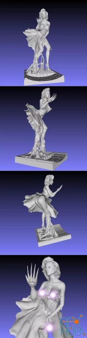 Mary Jane Monroe aka Female Venom - Bimbo Series Model 2 – 3D Print