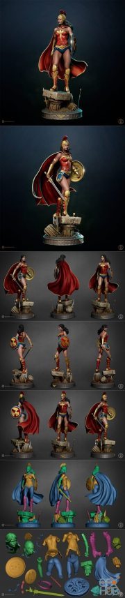 Warrior Wonder Woman – 3D Print