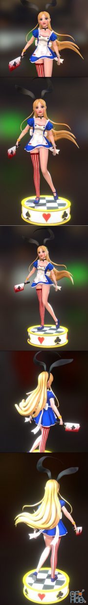Alice In Wonderland – 3D Print