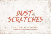 Creativemarket – Dust & Scratches 60 Overlay Textures