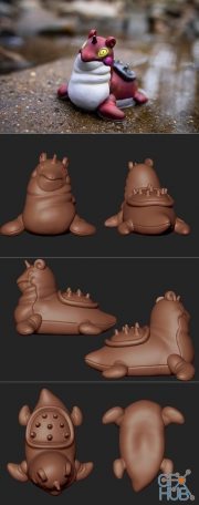 Chonky Nessie – 3D Print