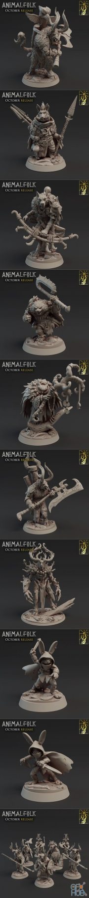 Titan Forge - Animalfolk October 2021 – 3D Print