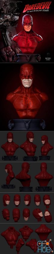 Daredevil Bust – 3D Print