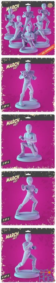 Pop Minis March 2022 Set – 3D Print