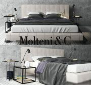 Modern bed Have Wave by Molteni&c