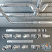 Set ventilation pipes