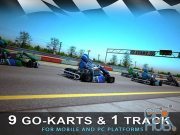 Unity Asset – 9 Go-Karts & 1 Race Track for Mobile Games
