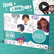 How to draw heads - ebook & video by Mitch Leeuwe
